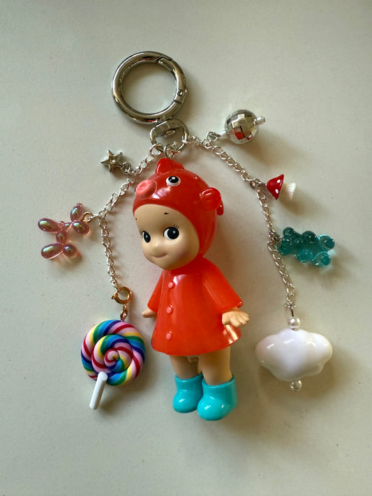 Rainy Day Goldfish Keychain