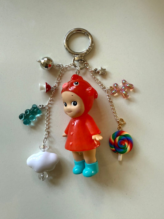 Rainy Day Goldfish Keychain